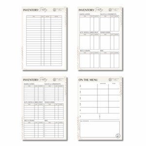 Planner Bundles - the dinner planner